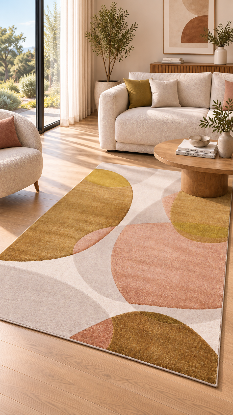Tapis à tissage plat Thym | Maïro