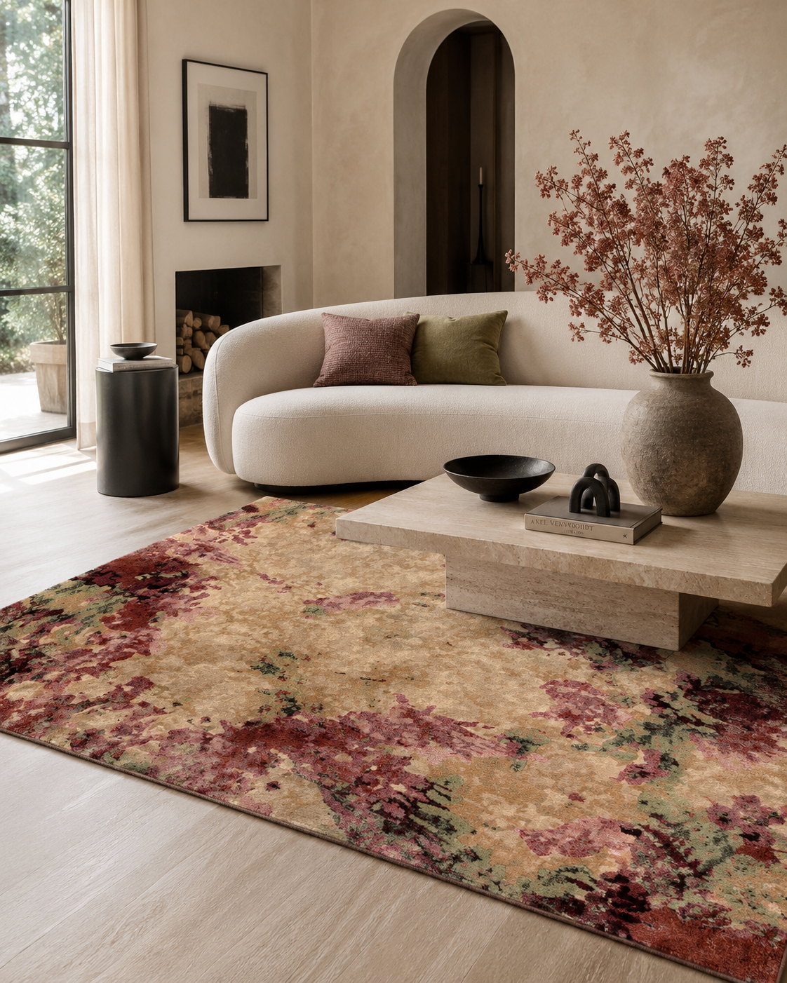 Tapis Salon Vintage Multico | Olyra
