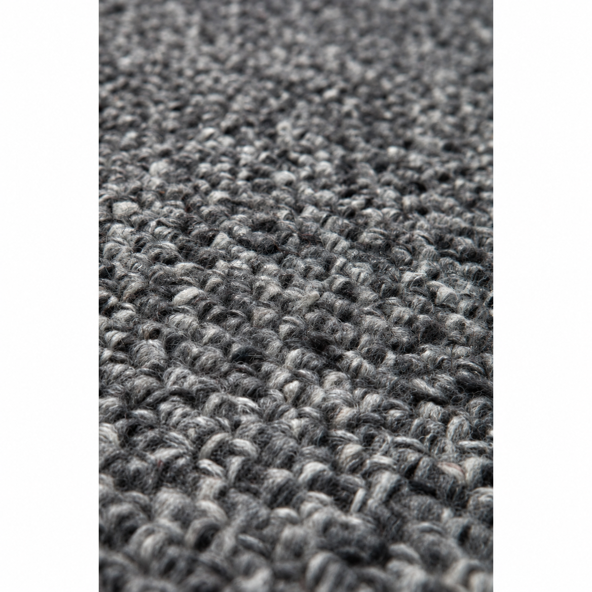 Tapis en laine Noir | Auralis