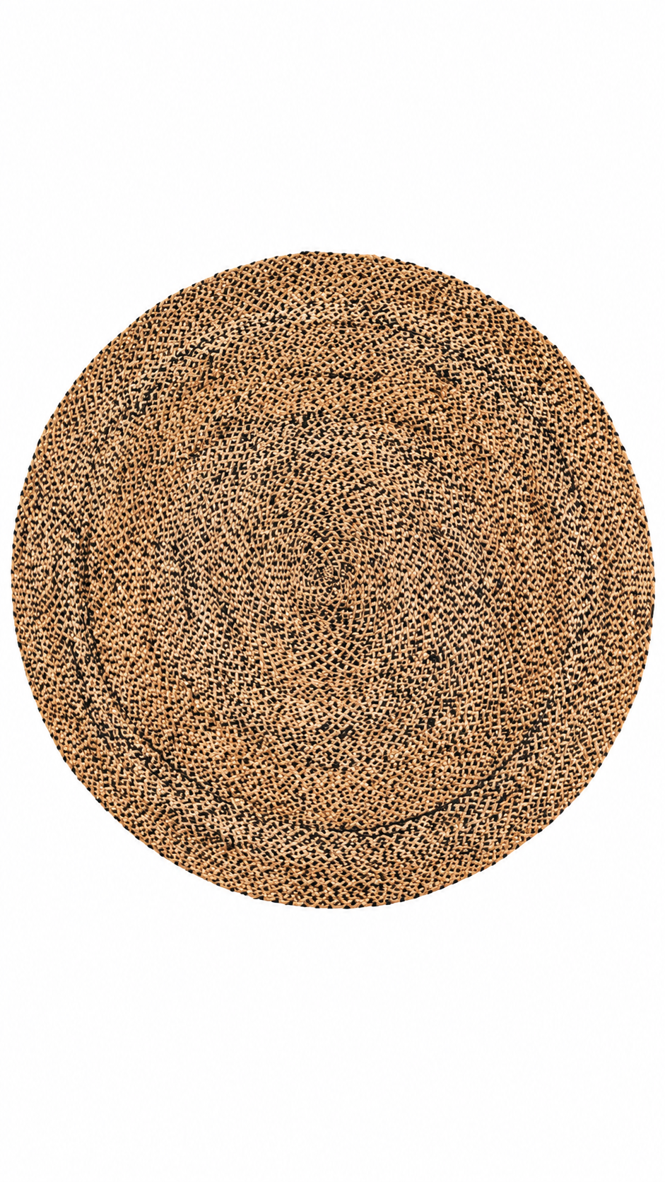 Tapis rond en jute Marron | Olym