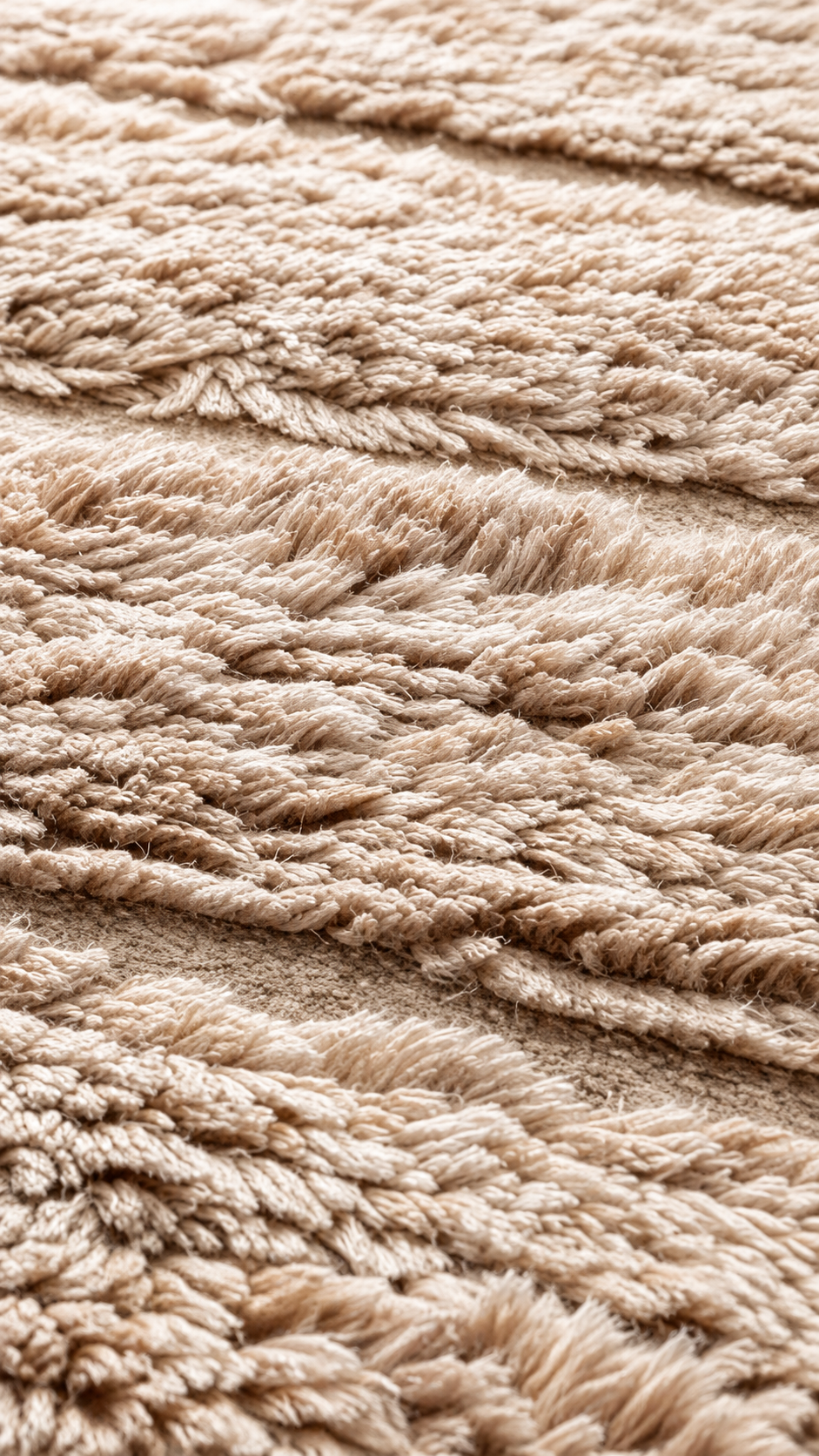 Tapis en laine Beige |  Aura