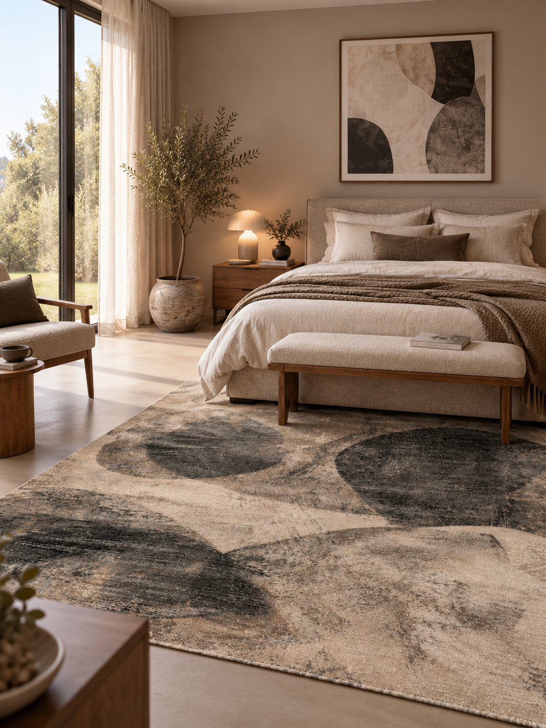 Tapis à tissage plat Acier | Sélune
