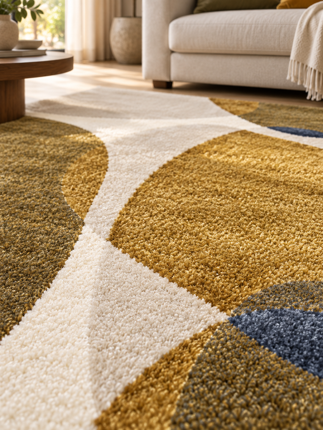 Tapis à tissage plat Bronze | Maïro