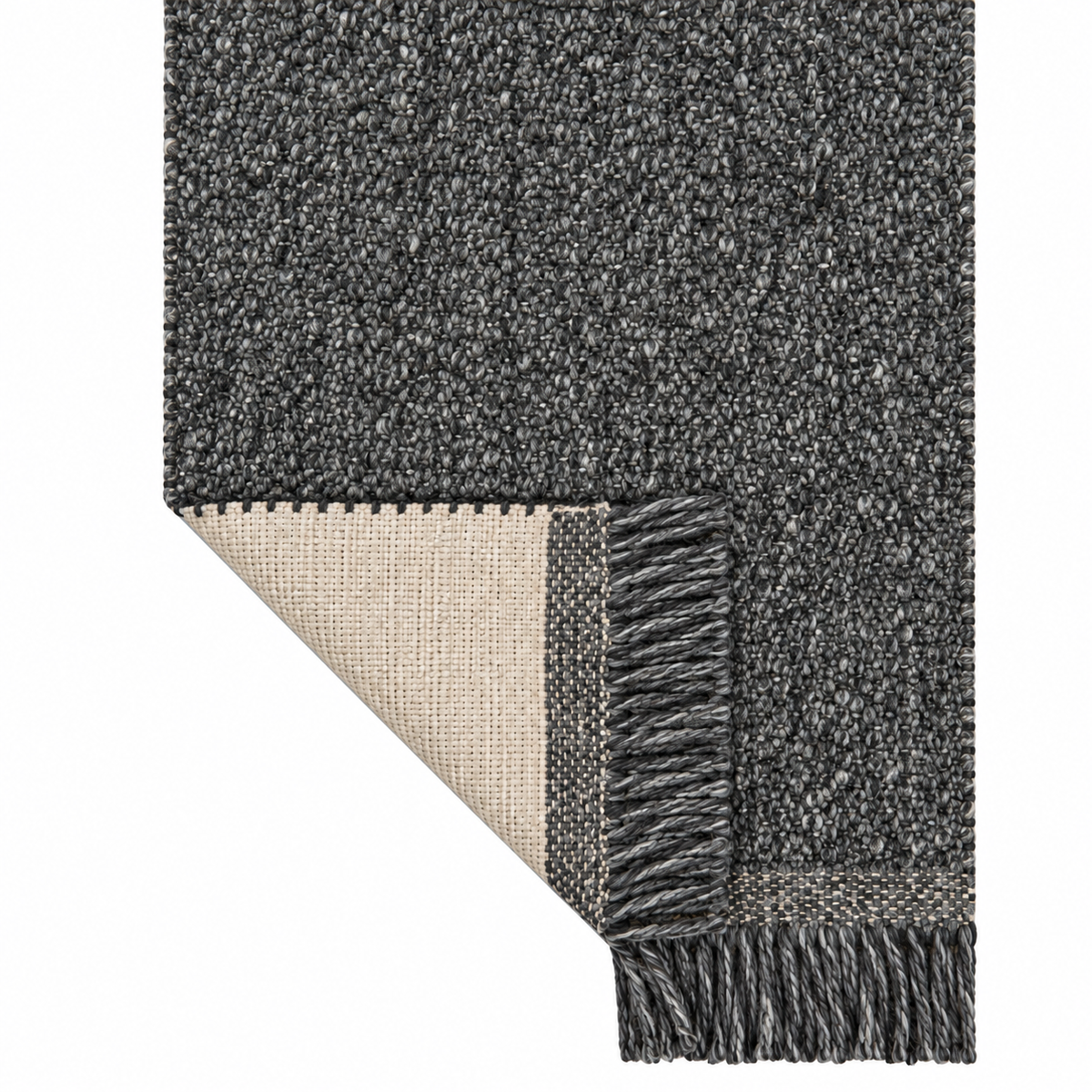 Tapis en laine Noir | Auralis