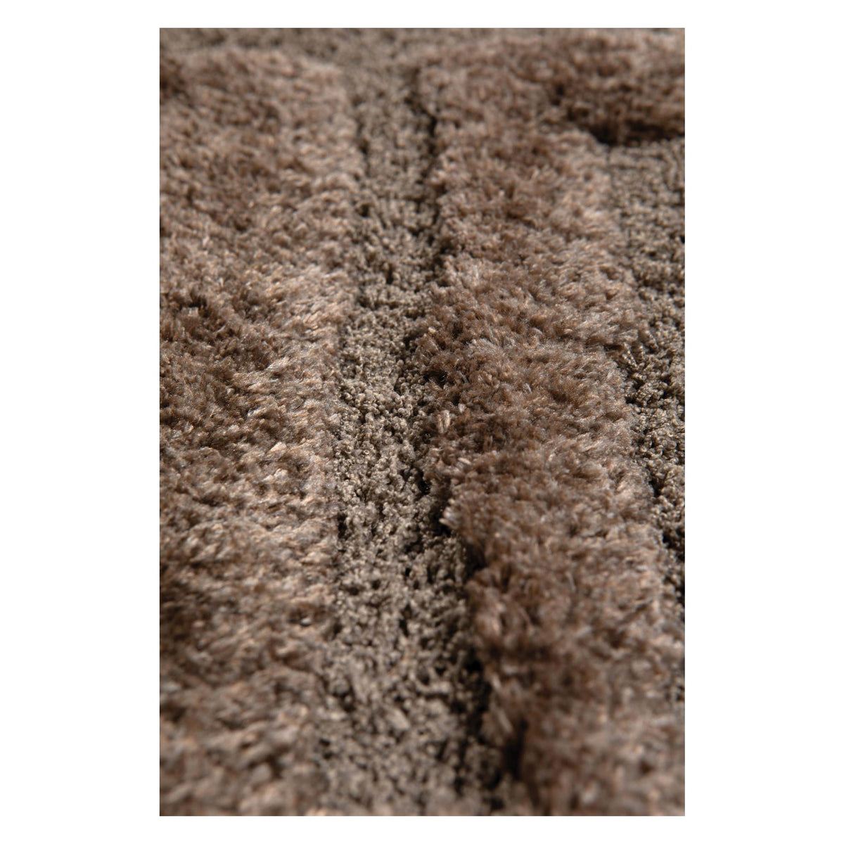 Tapis fabriqué à partir de matériaux recyclés Marron | Naya