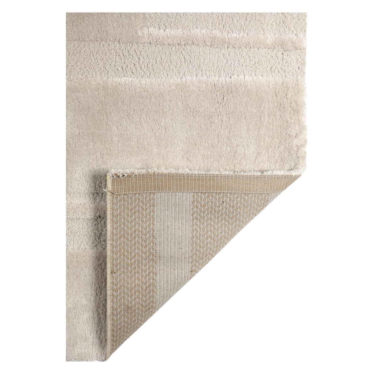 Tapis fabriqué à partir de matériaux recyclés Beige | Naya