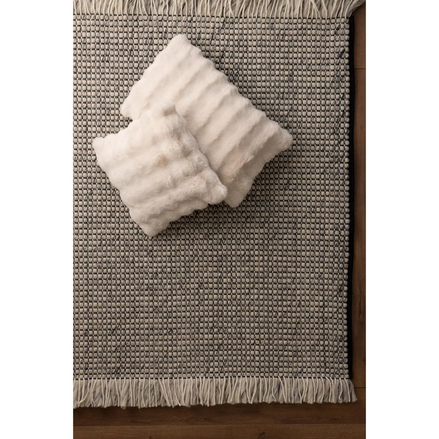 Tapis en laine beige | Éclipse