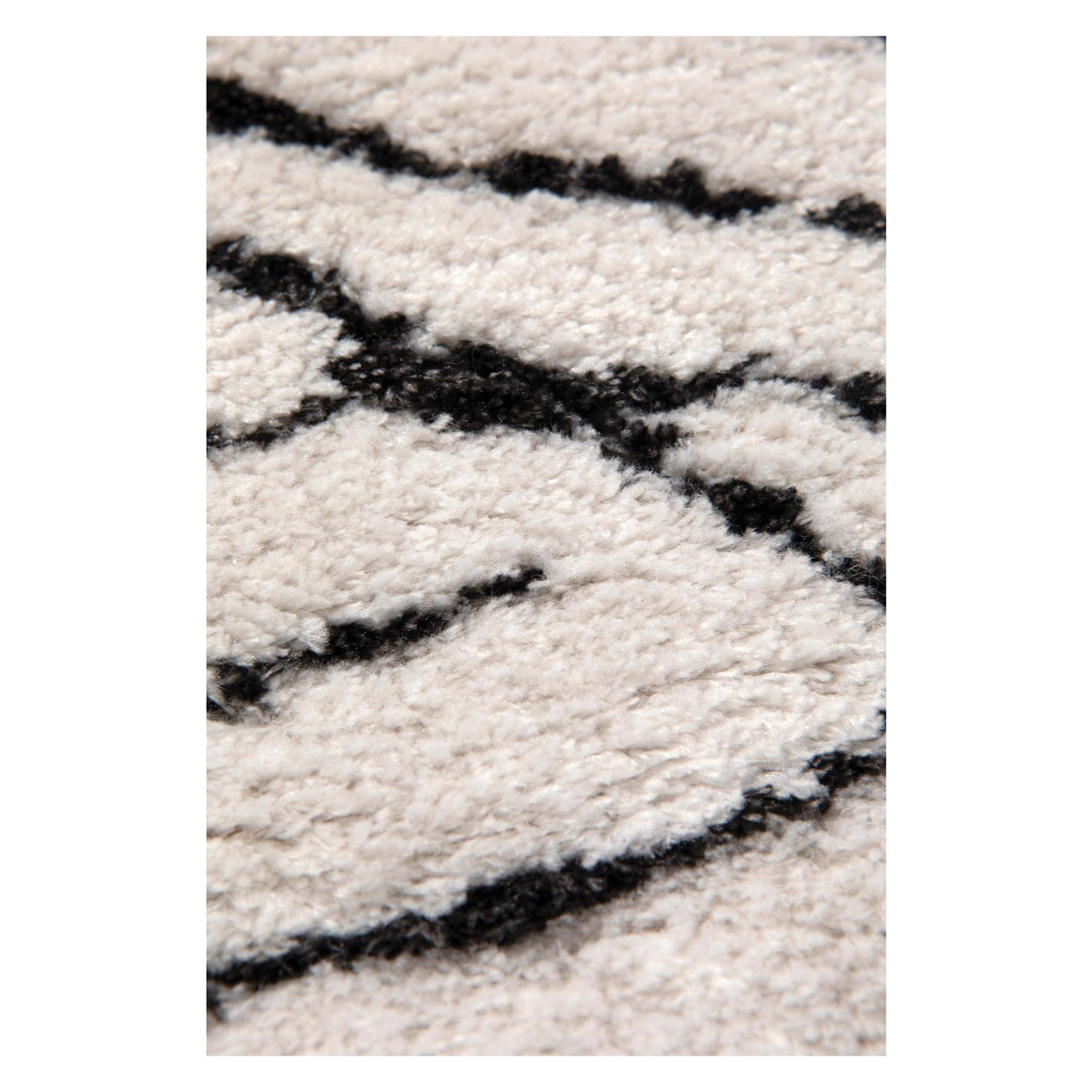 Tapis fabriqué à partir de matériaux recyclés Beige | Milo