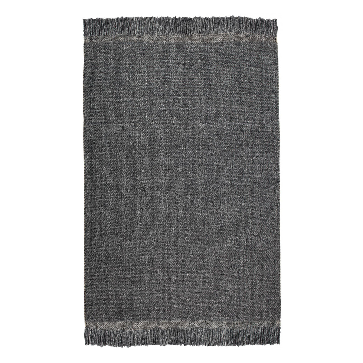 Tapis en laine Noir | Auralis