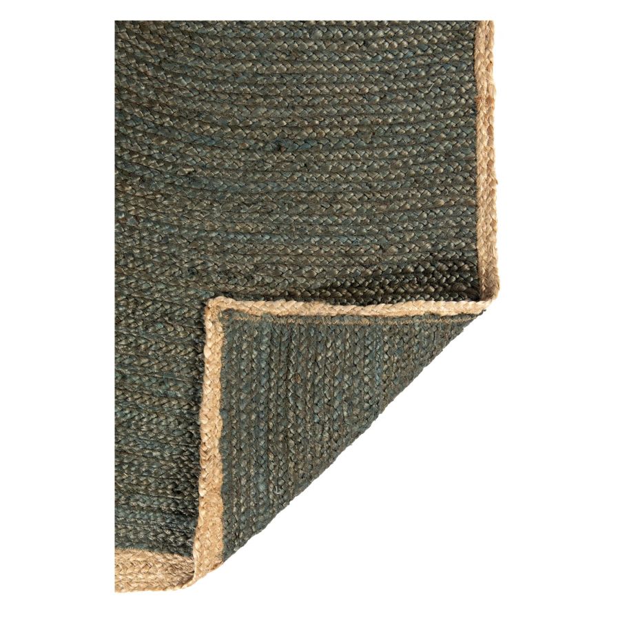 Tapis en jute salon vert | Oria