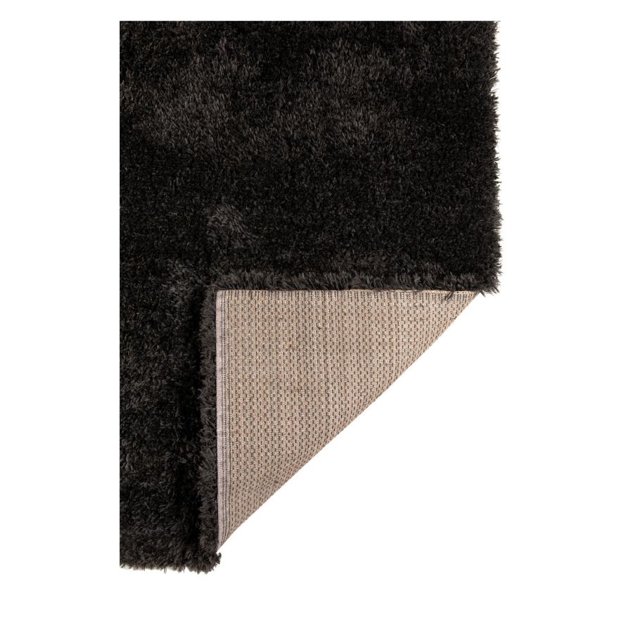 Tapis Salon en jute Noir | Aven