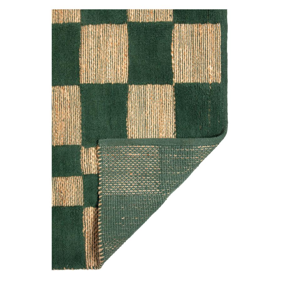 Tapis en jute vert | Milo